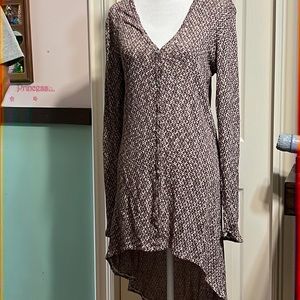 Light weight button up long sweater